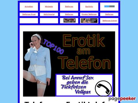 Telefonsex und Sexcam Erotiktopliste 100