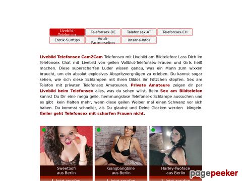 Details : Livebild Telefonsex Bildtelefon – Telefonsexgirls mit Livecam Webcam